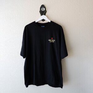 Vintage Bacardi Limon Men's XL Graphic Tee Black 100% Cotton USA Made VTG 90s